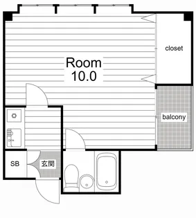 大阪府大阪市城東区関目3【マンション】の間取り