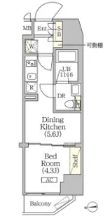 東京都台東区浅草橋4【マンション】の間取り