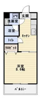 ペガサスMI【2階】の間取り