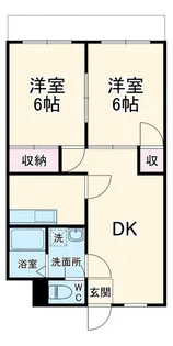 イーストオブ野川【3階】の間取り