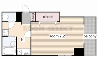 アベニール那古野【4階】の間取り