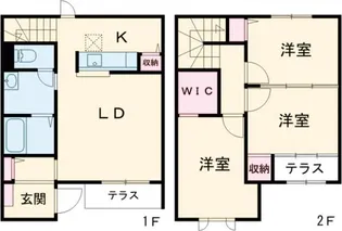 樵風館Dの間取り