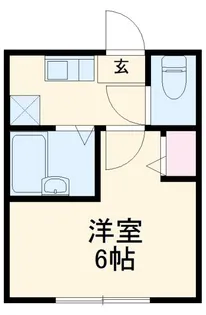 タックフォレスト四ツ木【3階】の間取り