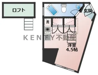 カサメヒカーナ西馬込【2階】の間取り