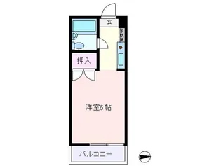 梅田ハイム【1階】の間取り