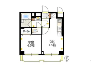 カーサ和泉【4階】の間取り