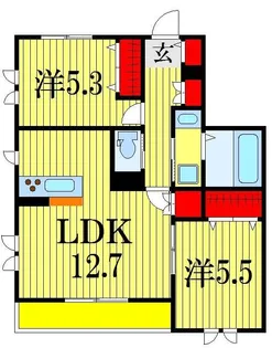 PatiosA【1階】の間取り