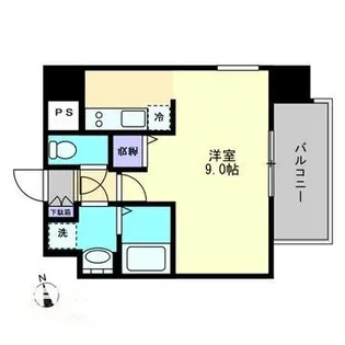 S-FORT高松中野町【3階】の間取り