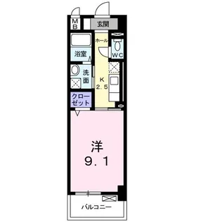 ヴィダ・アルボレス【2階】の間取り
