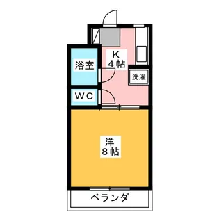 サンセール【3階】の間取り