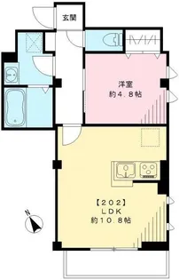東京都武蔵野市西久保3【マンション】の間取り