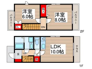 ありあけコーポの間取り