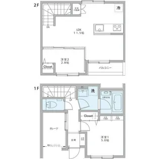東京都調布市下石原1【一戸建】の間取り