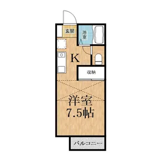 サンルートヘスメル【2階】の間取り