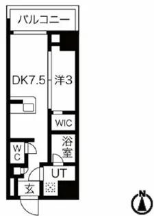 スパシエ新板橋【6階】の間取り