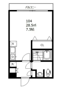 ARCS KOMAZAWA【1階】の間取り