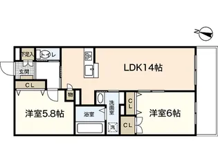 K-Garden【2階】の間取り