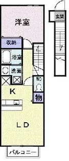 Seis豊潤 B棟【2階】の間取り