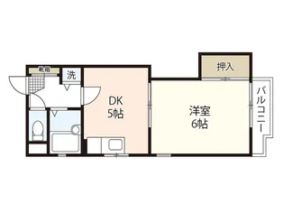 パークサイドYNY【2階】の間取り