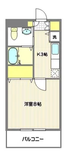 シャトル鷺沼B【2階】の間取り