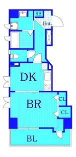 オーヴェスト横浜【2階】の間取り