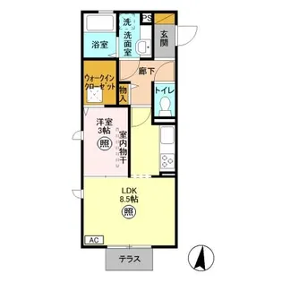 みのり【1階】の間取り