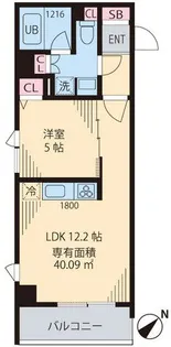 コートルミエール【4階】の間取り