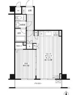 グランハイツ東新宿【4階】の間取り