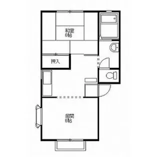 フローラルハイツ【2階】の間取り