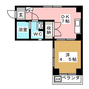 鈴木ビル【2階】の間取り