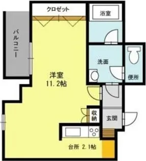 ノンナ ミーア(八光ビル)【4階】の間取り