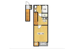 Crest(クレスト)【2階】の間取り