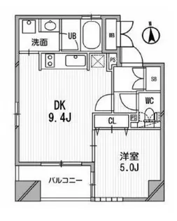 クリオ三田ラ・モード【8階】の間取り
