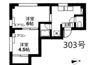 十番Mビル【3階】の間取り