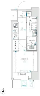 ル・リオン北千住【8階】の間取り