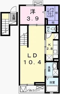 ステラ アイエス【4階】の間取り