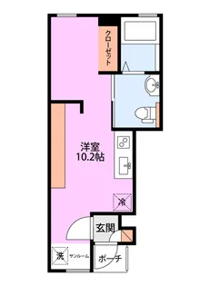 ラ・ランド B【1階】の間取り
