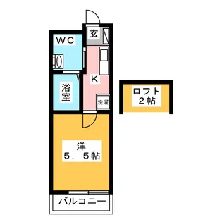 フォルジュロン・プレリ【2階】の間取り