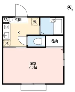 コースト京葉【2階】の間取り