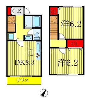 ハレルアナの間取り