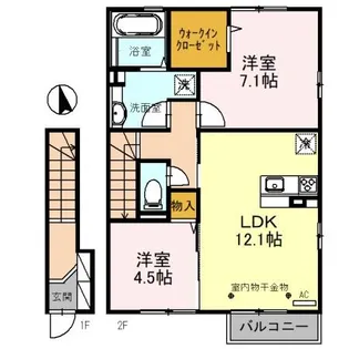 グランドコート東富山の間取り
