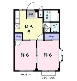 ハイツ90【2階】の間取り