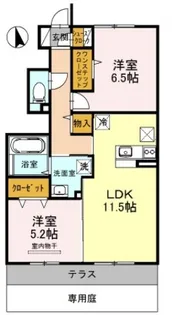 パークハイム【1階】の間取り