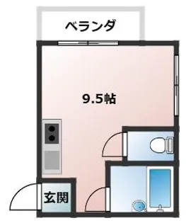 OIDAコーポ【2階】の間取り