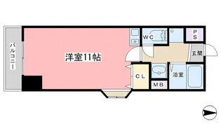 ドエル竹鼻【4階】の間取り