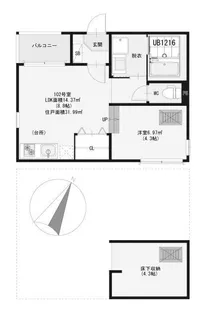 ハーモニーテラス青木II【3階】の間取り