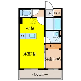 Life Line 38【4階】の間取り