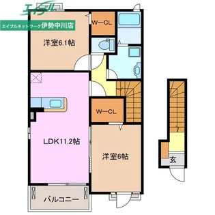 サニー・カーサI【2階】の間取り
