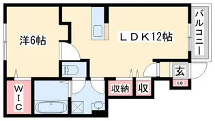 エスラル【1階】の間取り