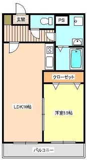 セントラル・マンション【4階】の間取り